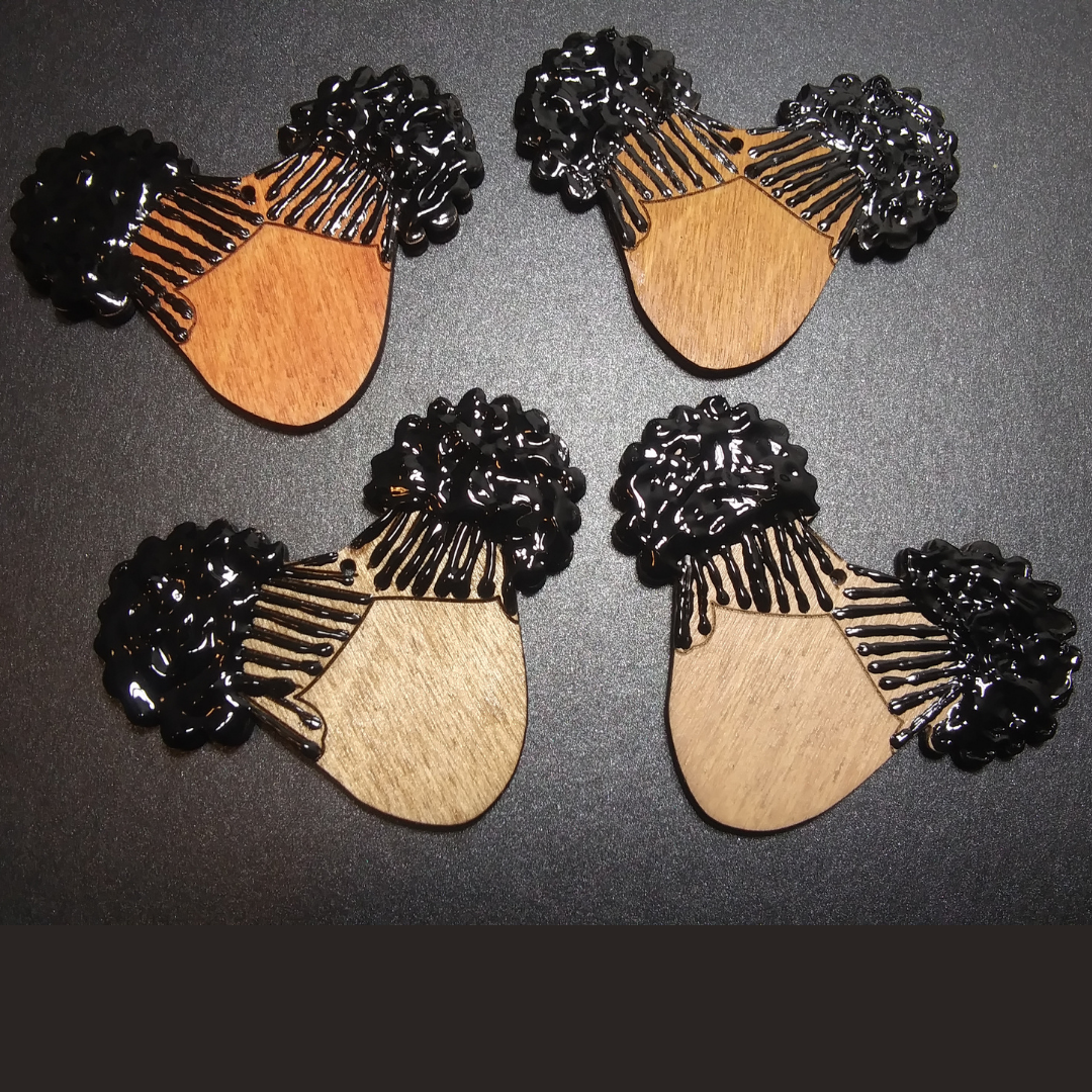 Camille Afro Diva Earrings