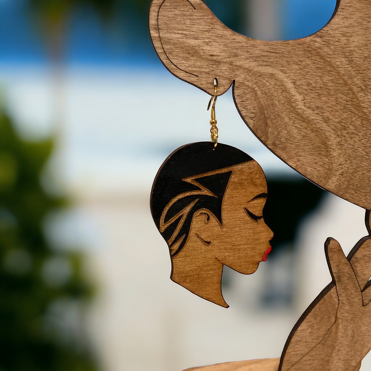 Mali Afro Diva Earrings