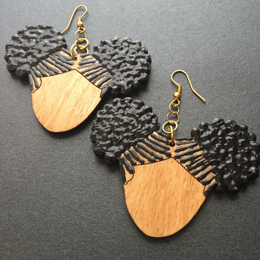 Camille Afro Diva Earrings
